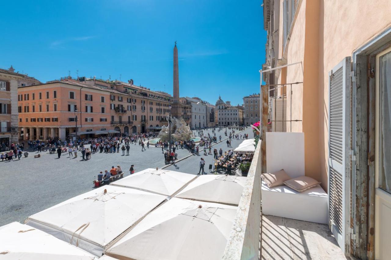 Appartamento NEW! Amazing Piazza Navona View Roma Esterno foto
