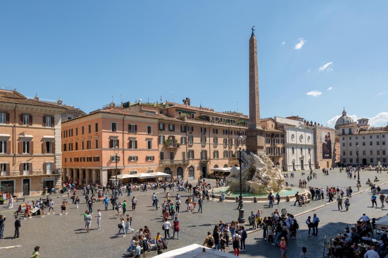 Appartamento NEW! Amazing Piazza Navona View Roma Esterno foto