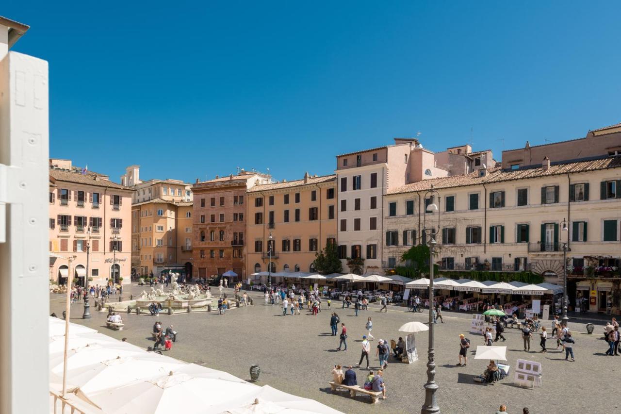 Appartamento NEW! Amazing Piazza Navona View Roma Esterno foto