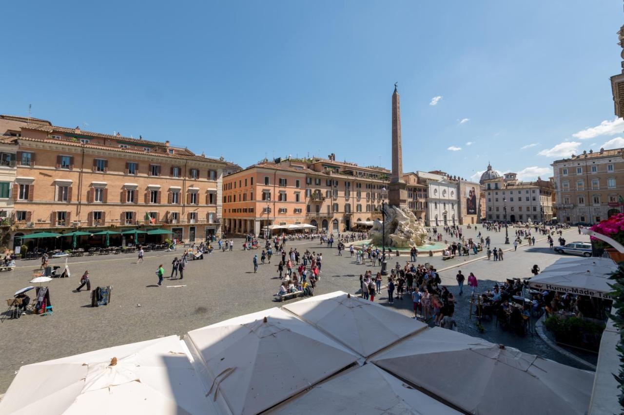 Appartamento NEW! Amazing Piazza Navona View Roma Esterno foto